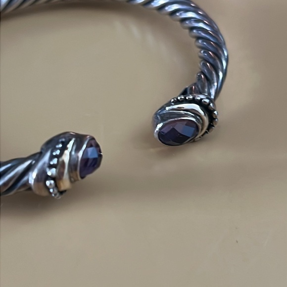 Samuel Benham Jewelry Company 925 Sterling Silver 18K Gold Accents Bracelet - Picture 4 of 14